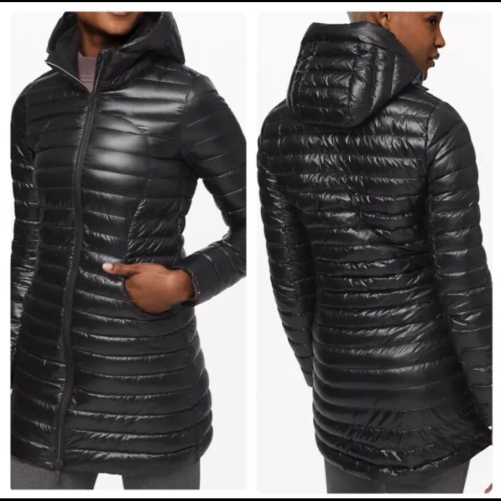 Lululemon pack it down jacket long like new size 8